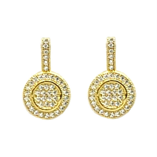 Round Crystal Earring